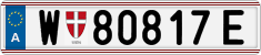 License plate of Austria, Regular plates