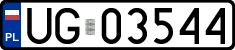 License plates of Poland, Military
