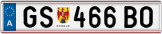 License plate of Austria, Regular plates