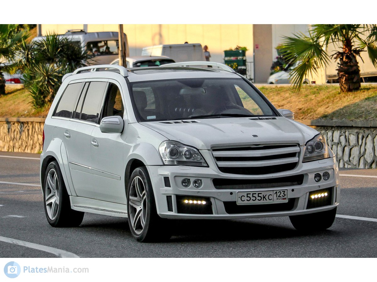 с 555 кс 123, Mercedes-Benz GL-Klasse 1st gen (X164), 2006–2012