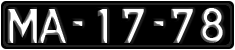 License plate of Portugal, Regular plates