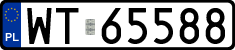 License plates of Poland, Regular car plates