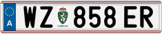 License plate of Austria, Regular plates