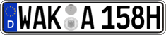 German license plate, Plates for oldtimers (type 