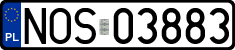 License plates of Poland, Regular car plates