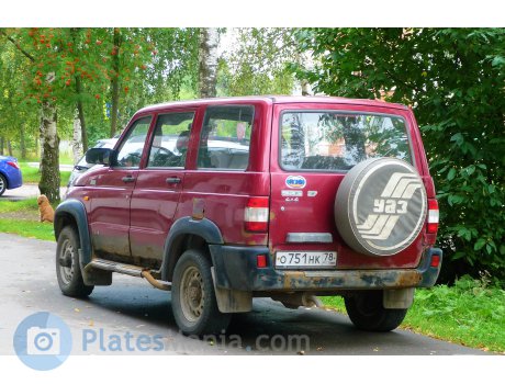 о751нк78, UAZ 3162 Симбир