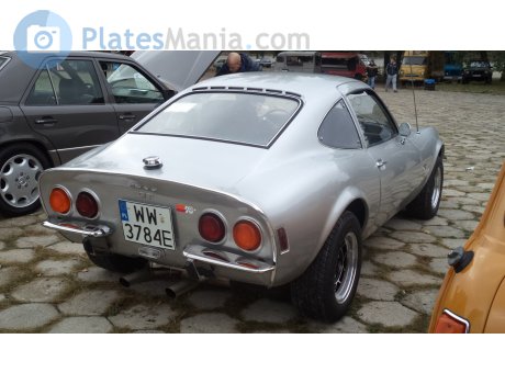 WW 3784E, Opel GT