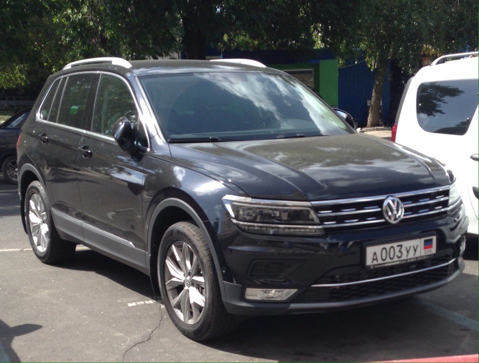 а 003 уу, Volkswagen Tiguan 2nd gen (AD/AX/Allspace/L), 2016–2021