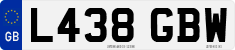 License plate of the United Kingdom, 1983 year system