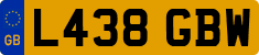 License plate of the United Kingdom, 1983 year system