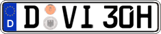 German license plate, Plates for oldtimers (type 