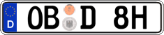 German license plate, Plates for oldtimers (type 