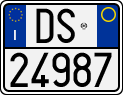 License plate of Italy, Motorcycles (1994 year series)