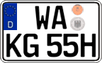 German license plate, Plates for oldtimers (type 