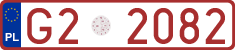 License plates of Poland, Provisional and testing
