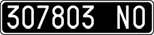 License plate of Italy, Cars (1927 year series)