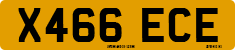 License plate of the United Kingdom, 1983 year system