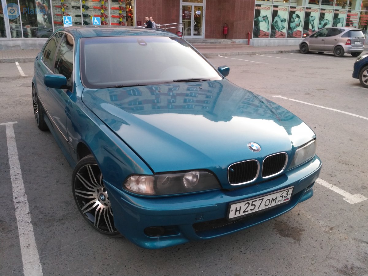 н 257 ом 43, BMW 5 Series 4th gen Sedan (E39), 1995–2003