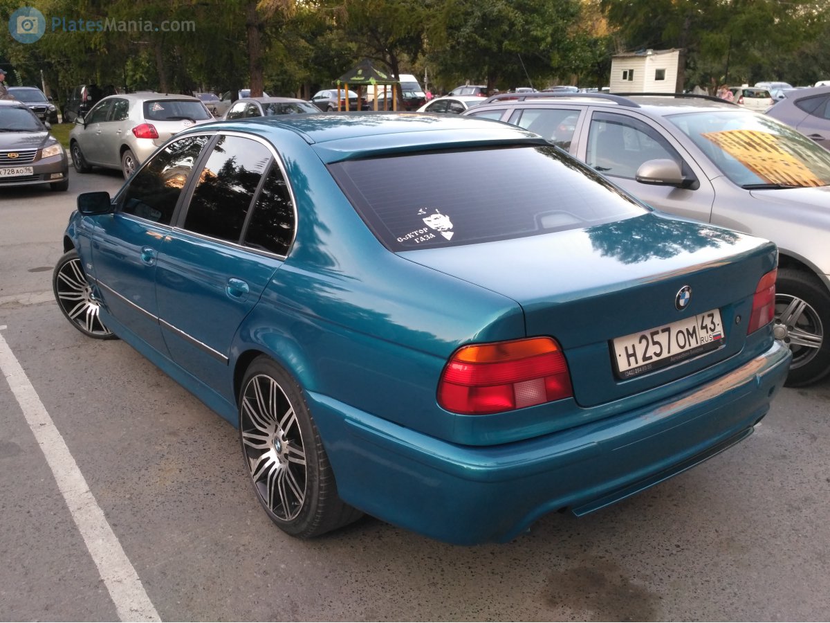 н 257 ом 43, BMW 5 Series 4th gen Sedan (E39), 1995–2003