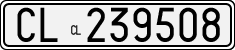 License plate of Italy, Cars (1927 year series)
