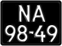 License plate of Portugal, Regular plates