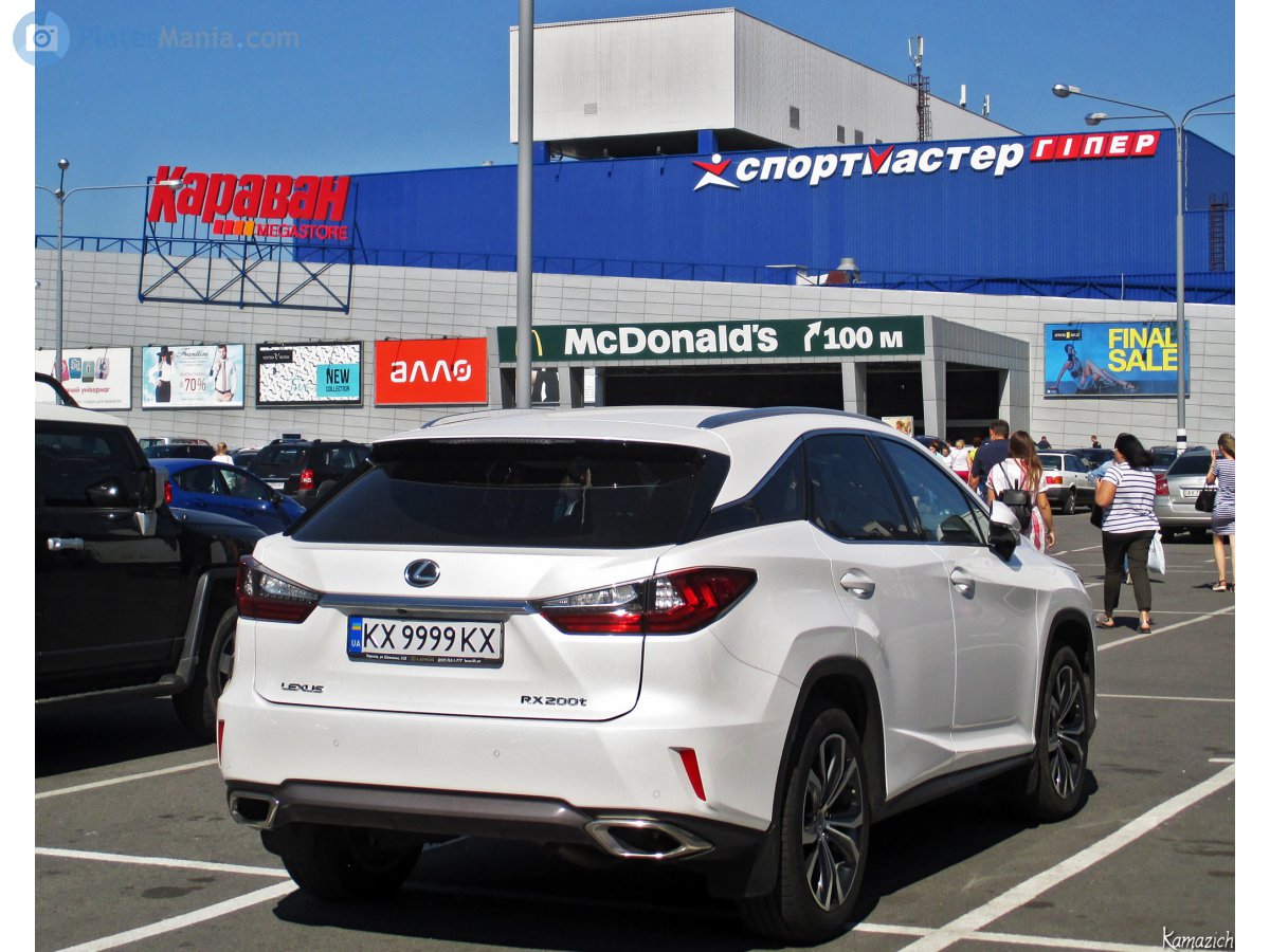 KX 9999 KX, Lexus RX 4th gen (AL20), 2015–2019