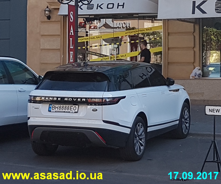 BH 8888 EO, Land Rover Range Rover Velar 1st gen (L560), 2017–
