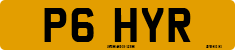 License plate of the United Kingdom, 1983 year system