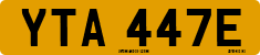 License plate of the United Kingdom, 1963 year system