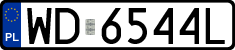 License plates of Poland, Regular car plates