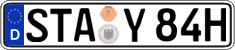German license plate, Plates for oldtimers (type 
