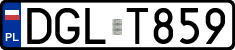 License plates of Poland, Regular car plates