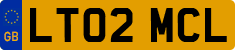 License plate of the United Kingdom, 2001 year system