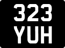 License plate of the United Kingdom, 1932 year system