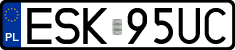 License plates of Poland, Regular car plates
