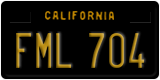 California, Passenger Car (ABC 123)