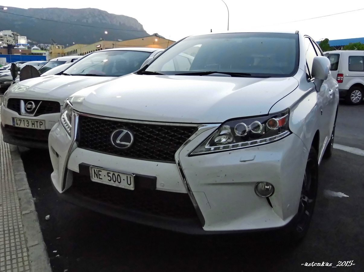 NE 500 U, Lexus RX 3rd gen (AL10), facelift, 2012–2015