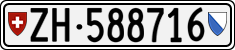 License plate of Switzerland, Cars