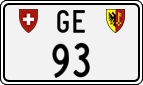 License plate of Switzerland, Cars