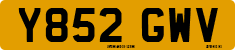 License plate of the United Kingdom, 1983 year system