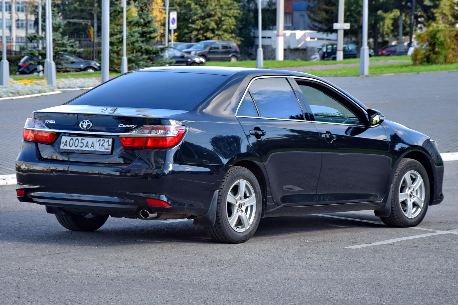 а 005 аа 121, Toyota Camry 7th gen (XV50; Global-market), facelift, 2014–2018