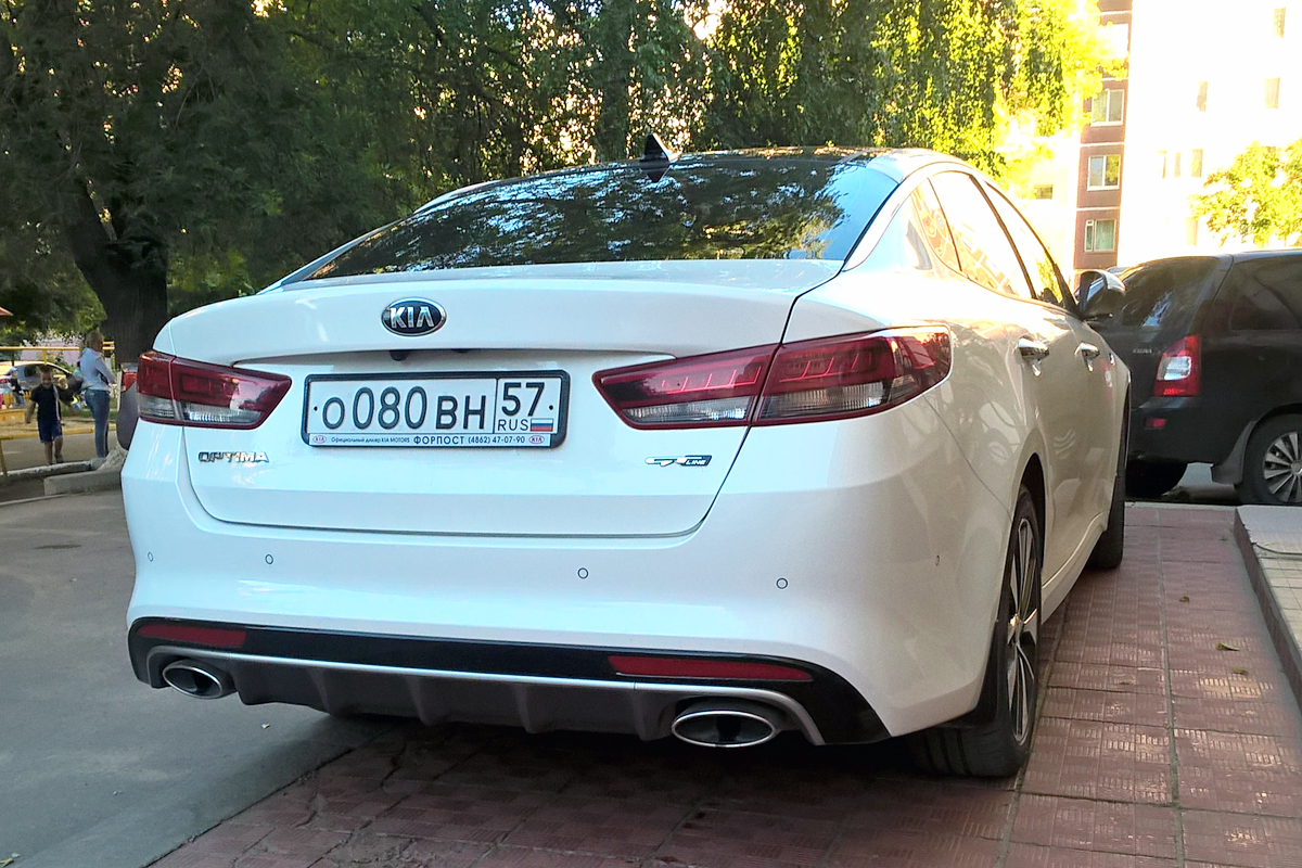 о 080 вн 57, Kia Optima 4th gen Sedan (JF), 2015–2020