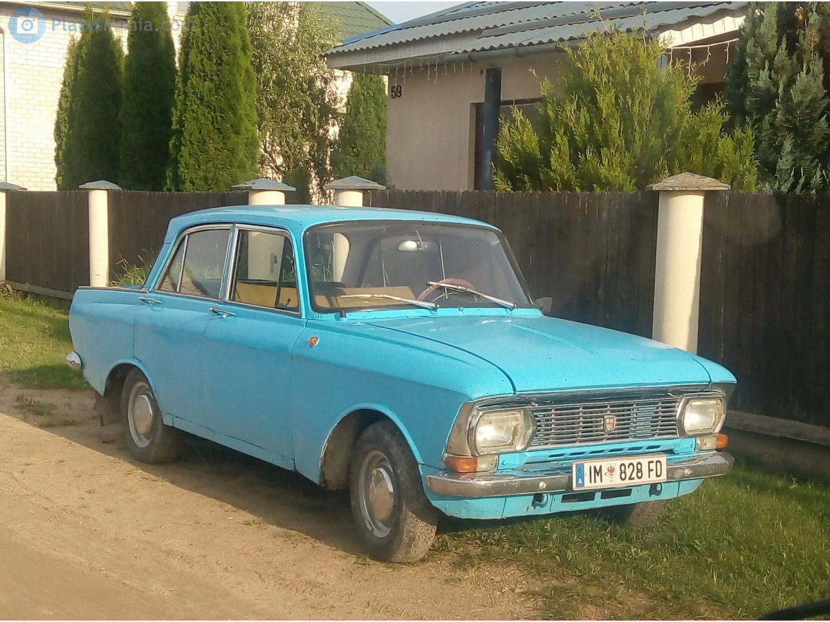 IM 828 FD , License plate without vehicle 