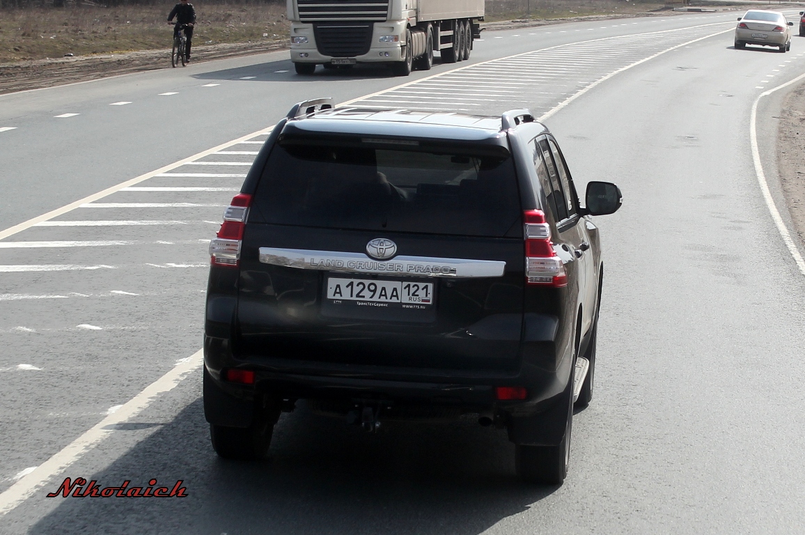 а 129 аа 121, Toyota Land Cruiser Prado 4th gen 5-door SUV (J150), 1st facelift, 2013–2017