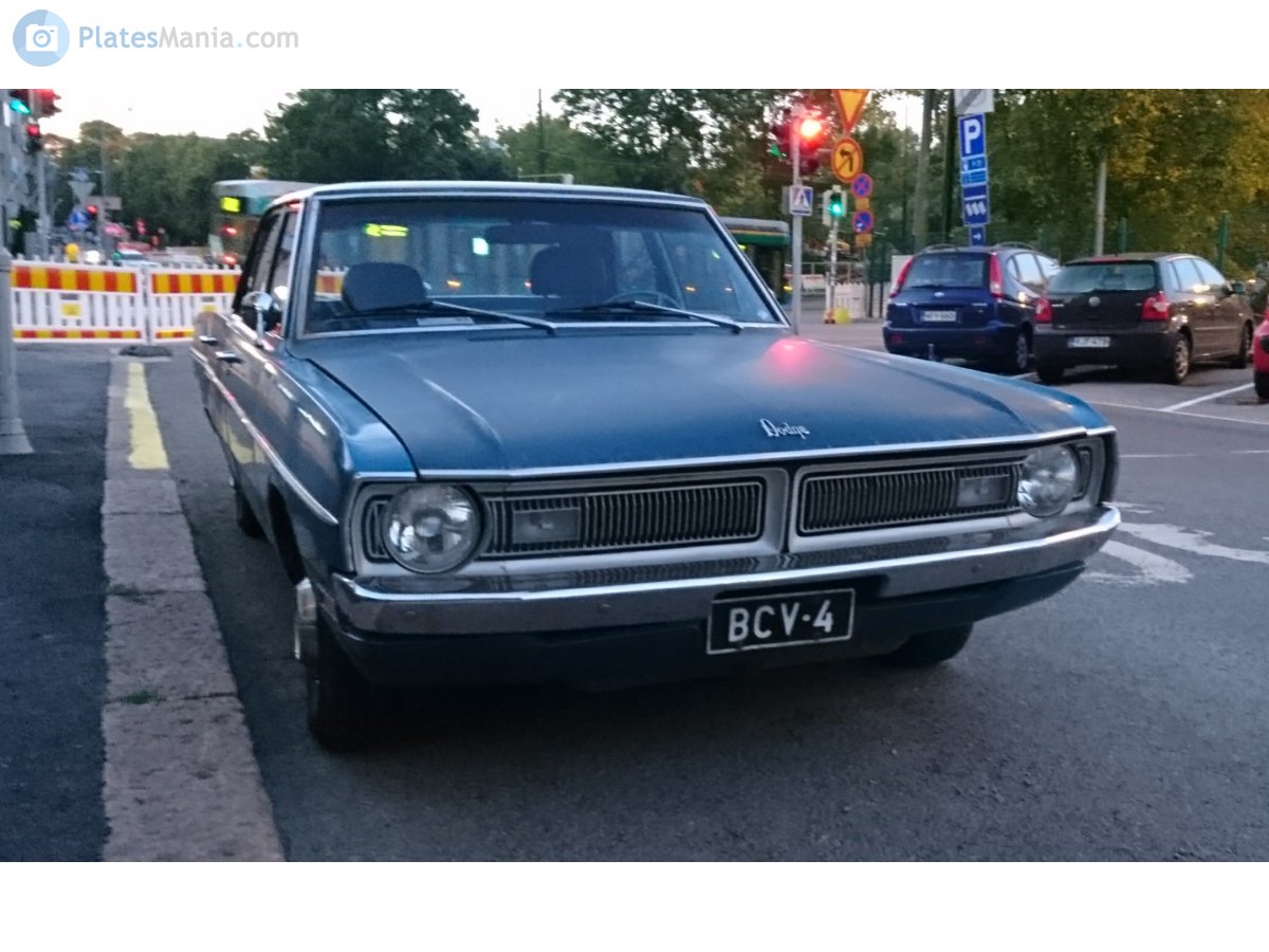 BCV-4, Dodge Dart 4th gen 1970 4-door Sedan (41), 3rd facelift, 1969–1970