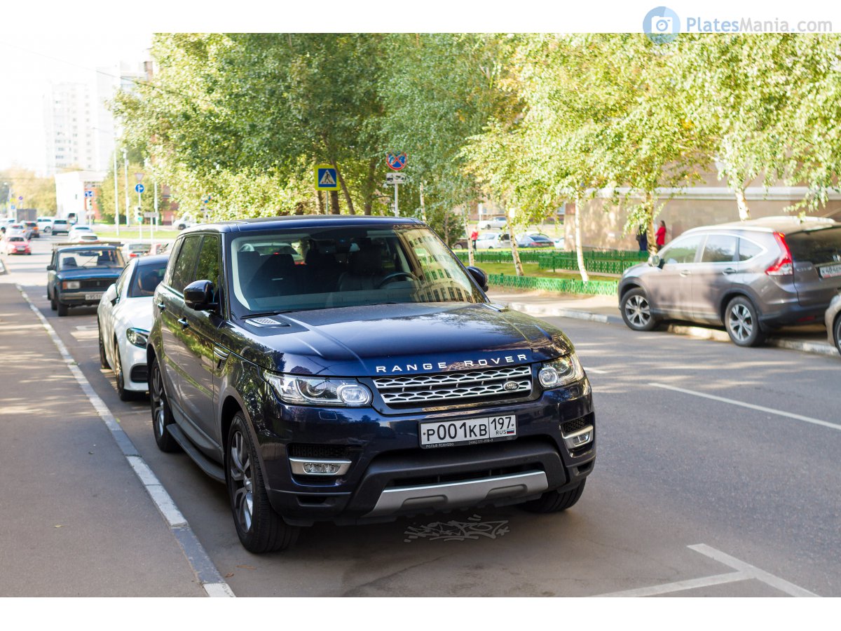 р 001 кв 197, Land Rover Range Rover Sport 2nd gen (L494), 2013–2017