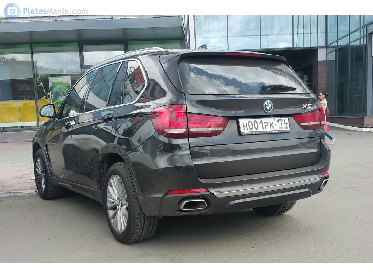 н 001 рк 174, BMW X5 3rd gen (F15), 2013–2018