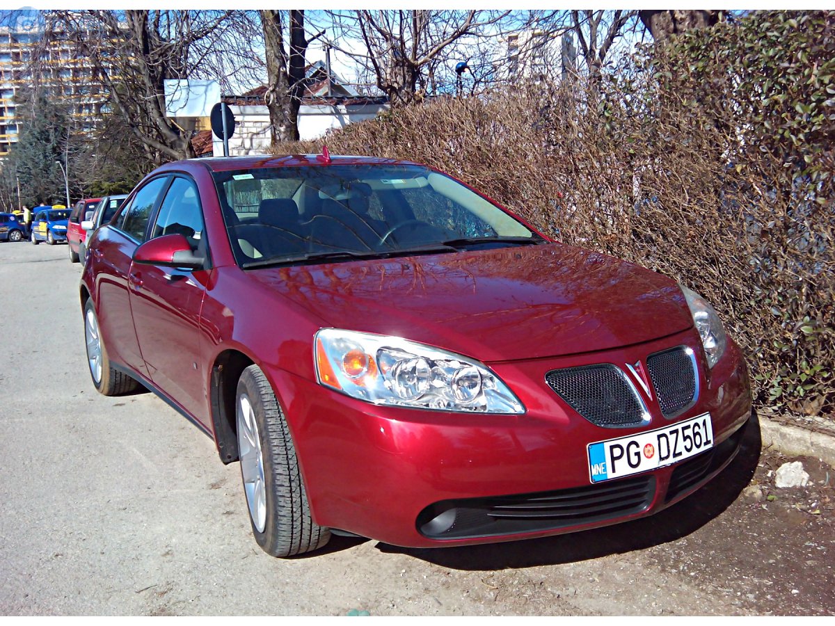 PG DZ561, Pontiac G6 1st gen Sedan (GMX381), 2004–2010