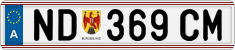 License plate of Austria, Regular plates