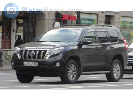 а222аа178, Toyota Land Cruiser Prado